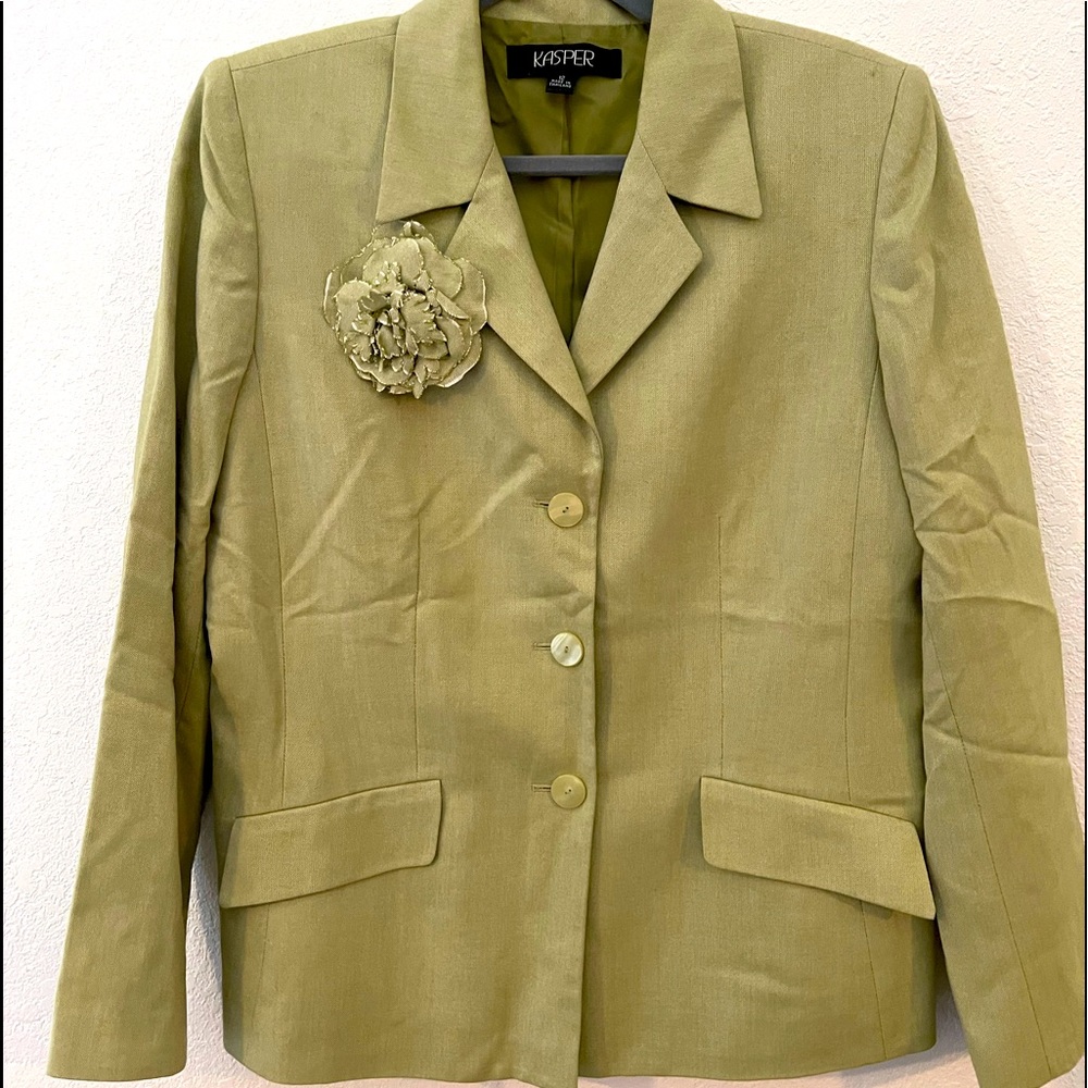 Kasper Lime Green Suit